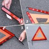 WORKKOOL Safety Triangles for Emergency Use, Road Side Triangle Reflectors,