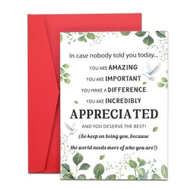 Appreciation Gifts for Coworkers Friends Women Men Thank You Gifts for Best Friend Female Male Pastor Employee Boss Teacher Work Anniversary Cards for Employees Retirement Card for Woman Christmas