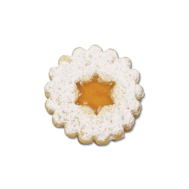 Städter Linzer Cookie Cutter with Ejector Star