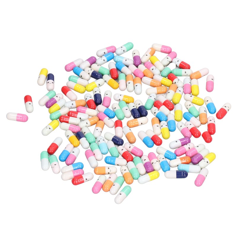 370Pcs Message Capsules Deliver Message Cute Patterns Cute Love Capsules
