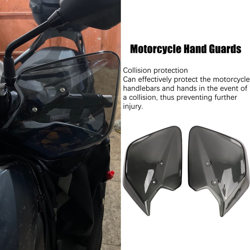 Motorcycle Handguard Smoky Handlebar Handguards Protect Your Hands From Wind