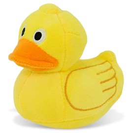DolliBu Snug Mooshies Duck Stuffed Animal - Farm Life Super Squishy Soft Sensory Plush Toy for Girls and Boys, Cute Small Kids Plush Animal Friend to Play, Squeeze, Soothe Stress and Cuddle - 4 Inches
