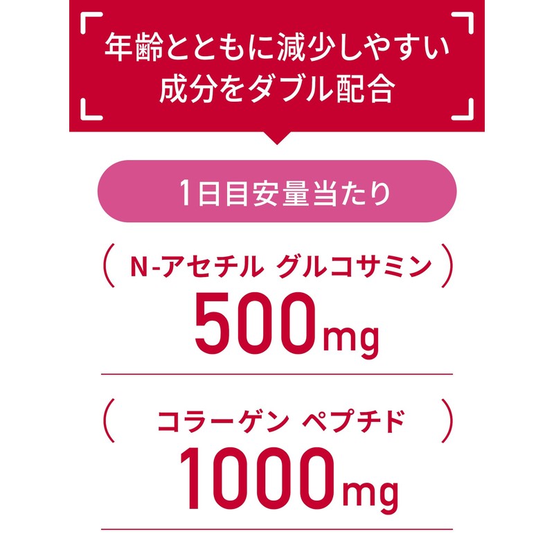 Yakult Supplement, N-Acetyl Glucosamine & Collagen (210 Capsules), 30 Day