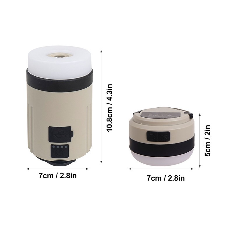 Outdoor Camping Lamp LED USB Rechargeable Tent Emergency Remote Control