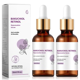 Bakuchiol Retinol Rejuvenation Serum,Venature Bakuchiol Retinol Korean, Retinol Serum for Wrinkles, Best Anti-Aging, Moisturising Skin (2PCS)