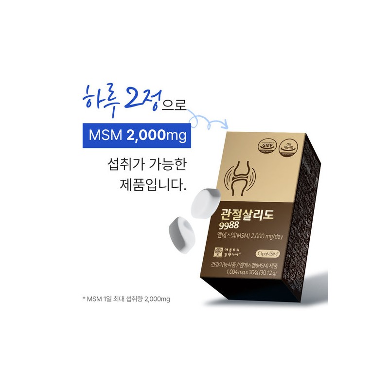 Palmsville Joint Saver 9988 Opti MSM 30 Capsules 1 Box