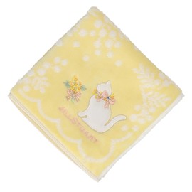 Jill Stuart 09201048 Towel Handkerchief Women's Handkerchief Towel Hand Towel for Women, Yellow [A]
