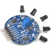 5 Way Flame Sensor Module, Digital Analog Fire Detection Sensor