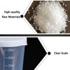 Re-useable Transparent Plastic Beakers Graduated Measuring Specimen Cup 50ml PP