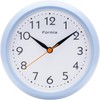 FORMIA HWP-001S-BU Bath Clock, Waterproof, For Bathing, Standing, Analog, Hodogaya