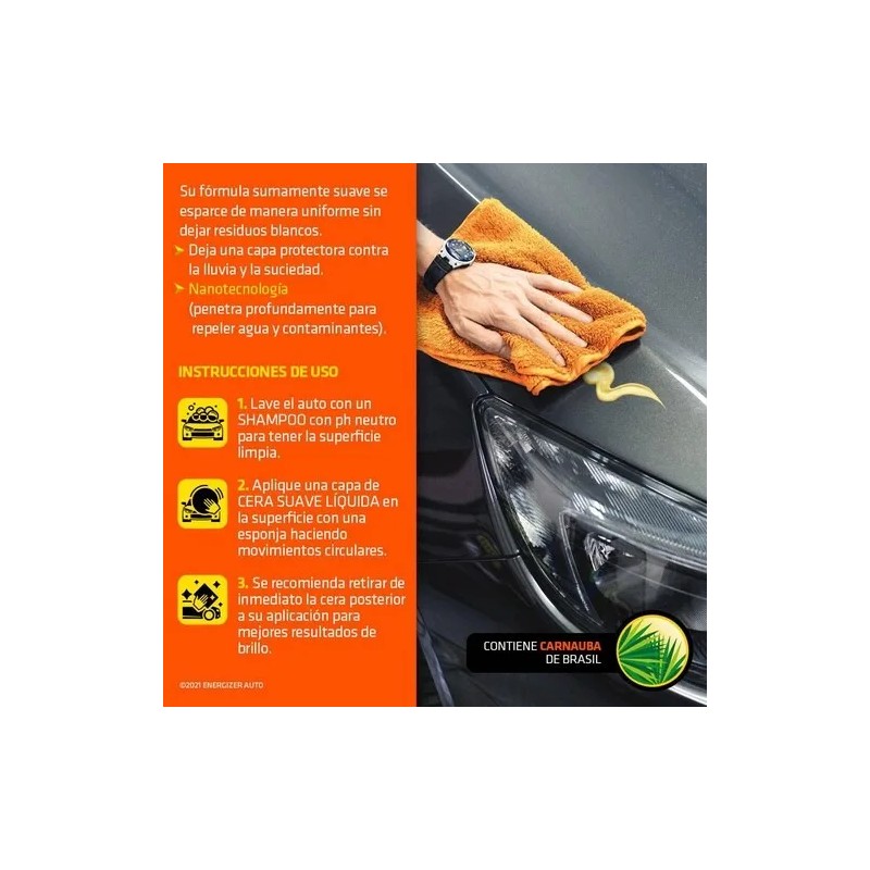 Cera Auto Camión Líquida Fácil Aplicación Armor All 500ml