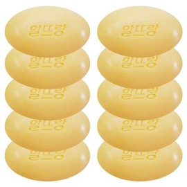 Altrang Soap Green 130g x 10 Face Soap Beauty Soap Options / 알뜨랑비누 그린 130g x 10개 세수비누 미용비누 옵션