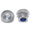Gleitmo Flange Nuts M10 6 Pieces Self-Locking with Locking Toothing