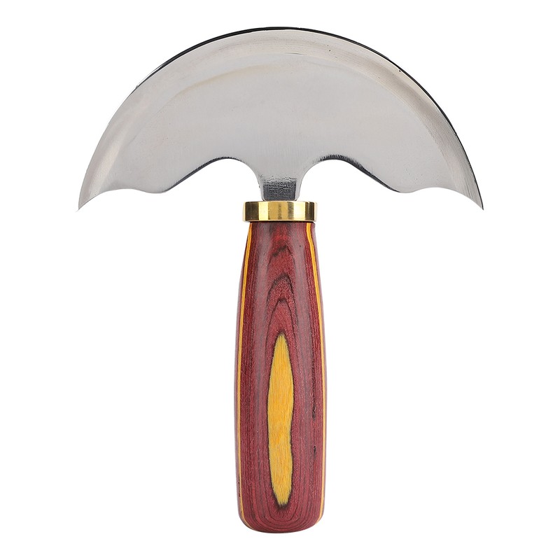 Leather Knife Cutting Trimming Tool Round Shape Imported Steel DIY