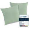 ATsense Federe Cuscino Letto 40x40 cm, Set di 2, 100%