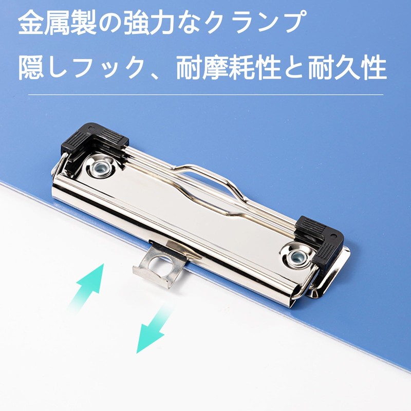Clipboard, A4 Clipboard, Durable, Anti-Slip Clip, For Office, Meetings, Schools,