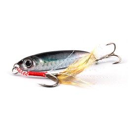 Spotlip Metal Jig Set 6pcs All Season 7g/10g/15g/20g/25g/30g Boat Saltwater Fishing Lures Set (25g)