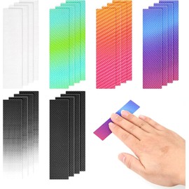 Sensory Sticker Rough Textured Strips, 24 Pieces Anxiety Textured Calming Sensory Strips,Anti Stress Tactile Rough Sensory Strip,Sensory Anxiety Sticker Calming Strip