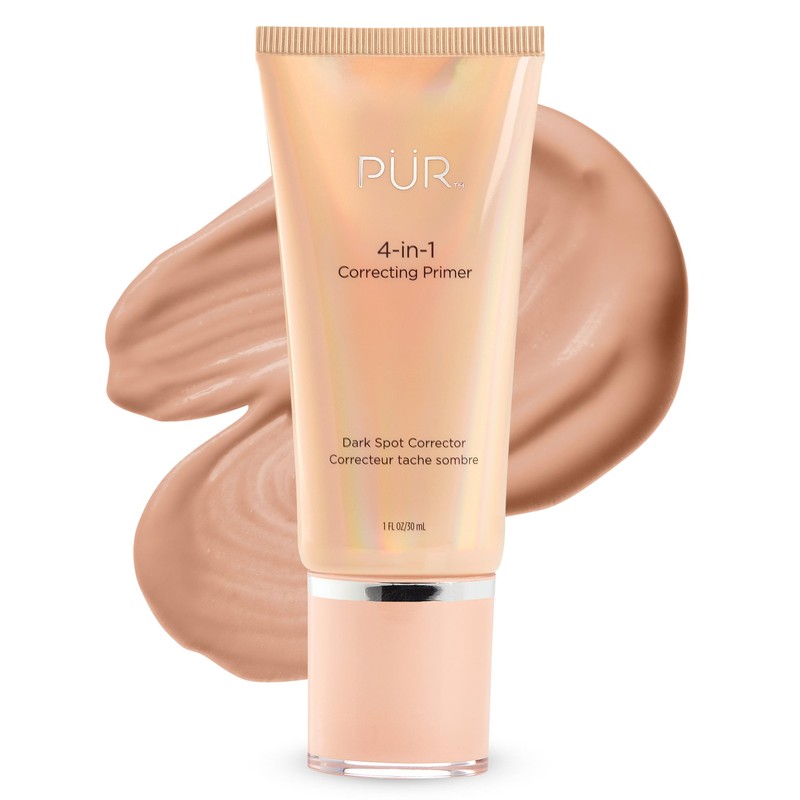 PÜR Prebase correctora 4 en 1, Corrector de manchas oscuras