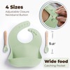 Baby Pastuzzo Set of Silicone Baby Feeding Essentials 6 in