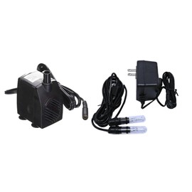 Jebao PP388LV Indoor Adjustable Statuary Fountain Pump Bundle with QL02 Light - 185 gph