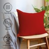 Encasa Cotton Throw Pillow Covers Set of 2 I 20x20