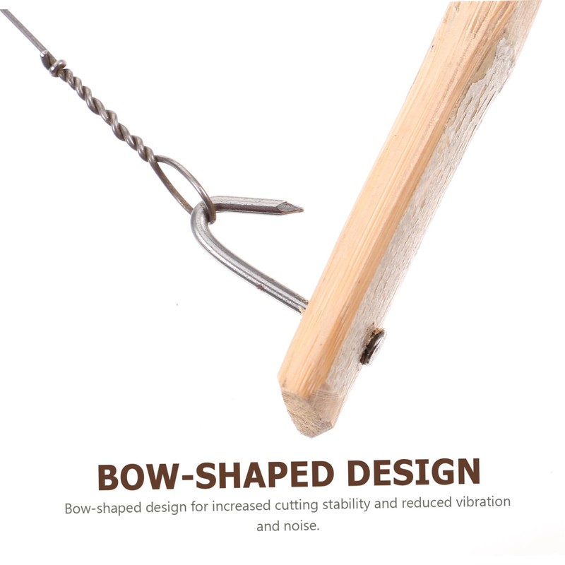 SHINEOFI Coping Saw Woodworking Tool Ergonomic Handheld Bow Saw for
