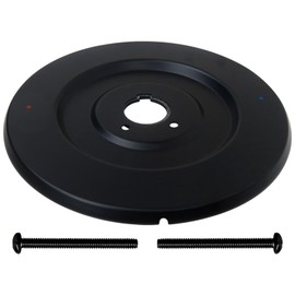 New Version 1-6090 Replacement Stainless Steel Escutcheon for Moen 16090 Chateau Collection Tub and Shower Faucet Sets (Matte Black)