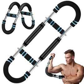 Twister arm Trainer, Adjustable Forearm Strengthener,Adjustable Spring Workout Bar,for arm Workout Tool，65-110lb 3-Speed Adjustable Chest Workout Equipment Portable Home Fitness Equipment