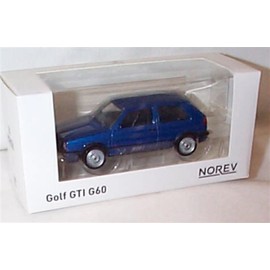 Norev Volkswagen Golf Gti G60 1990 Blue car 1:43 scale diecast model (840064-02)