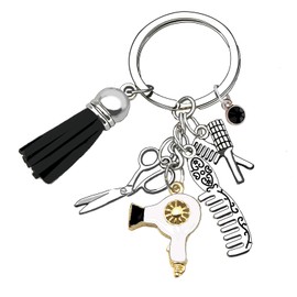 Christmas Gifts Hairdresser Gifts Hair Stylist Gifts Hair Dresser Appreciation Keychain Hairstylist Must Haves Hair Barber Gift Cosmetology Graduation Thank You Gifts Hair Stylist Beautician Keyring