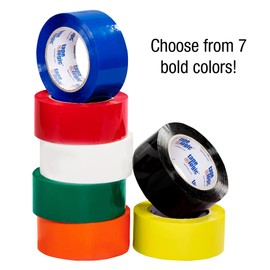 Tape Logic 2 Inch x 55 Yards Blue Packing Tape, 2.2 Mil Thick, Pack of 6 Rolls, For Packaging, Shipping, Moving and Color Coding