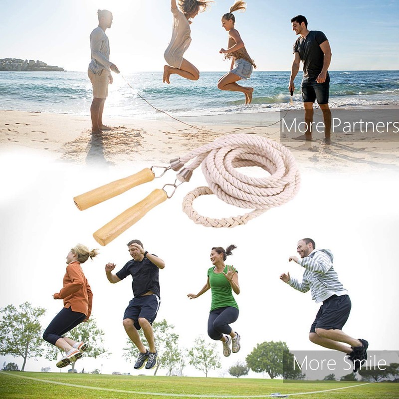 ACEONE Long Jump Rope, Double Dutch Rope, Large Rope Skipping
