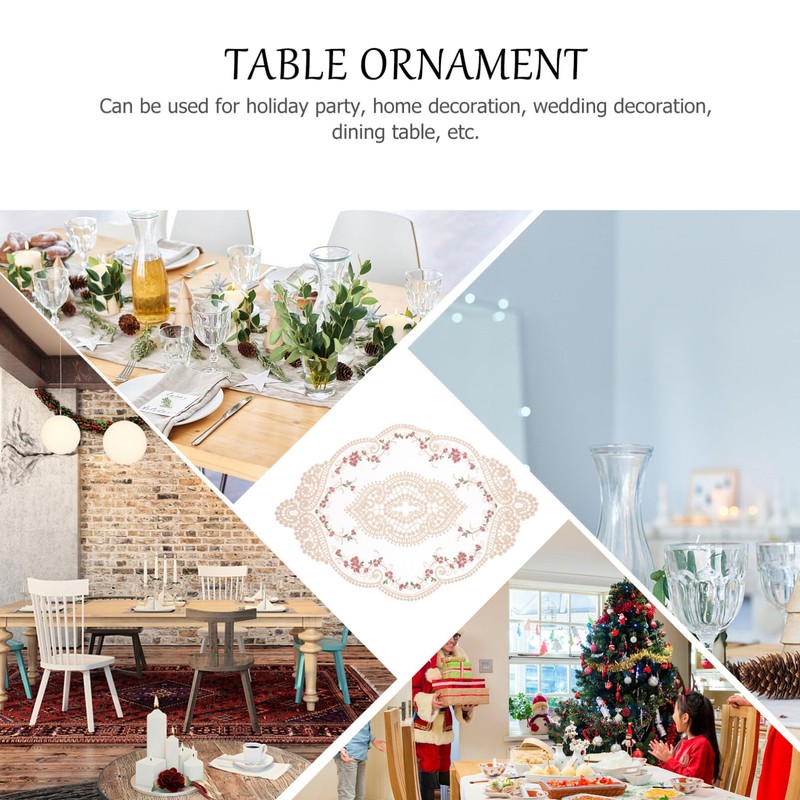 Crochet Tables Lace Doilies Cotton Lace Table Mat Placemat Macrame