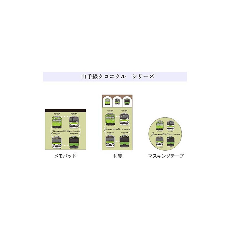 Popondetta Railway Chronicle Yamanote Line Sticky Book PST-008