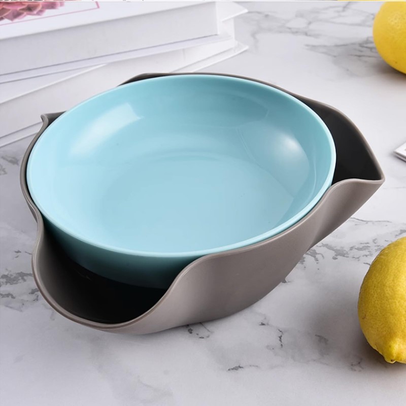 Pujito Pistachio Bowl with Shell Storage Large Double Dish Snack