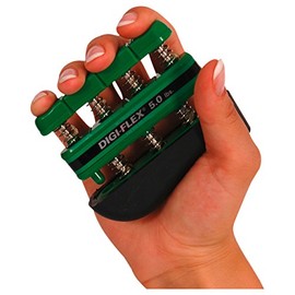 Digi-Flex Hand Trainer, Finger Trainer, Forearm Trainer, Hand Grip, 2.3 kg, Green
