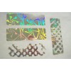 SDM Silver MGR WV 5/8" x 2" Hologram Tamper Evident