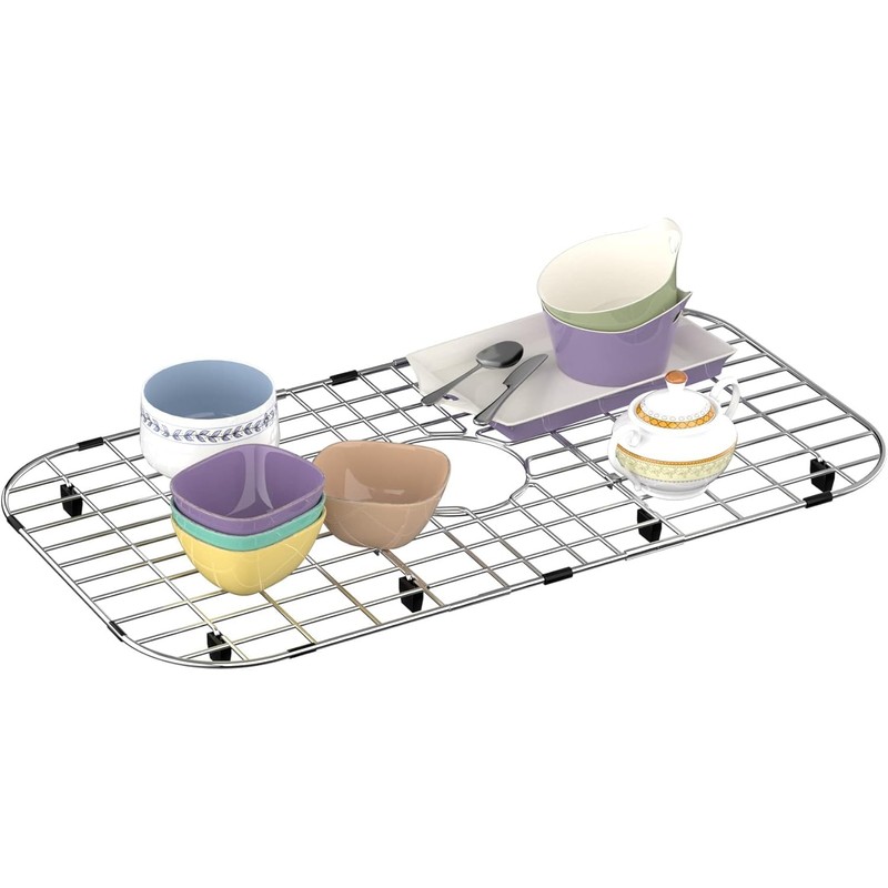 Large Sink Rack,Sink Protector for Kitchen Sink,26" X 14",Stainless Steel