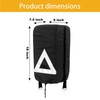 2PCS Electric Tongue Jack Cover with Reflective Strip-600D Oxford Fabric