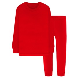 DAUGHTER QUEEN - Pijama rojo para niños pequeños, 100% algodón, 3T para niños, ropa de dormir, ropa de dormir de 3 años, pijamas, camisas, pijamas Ninos