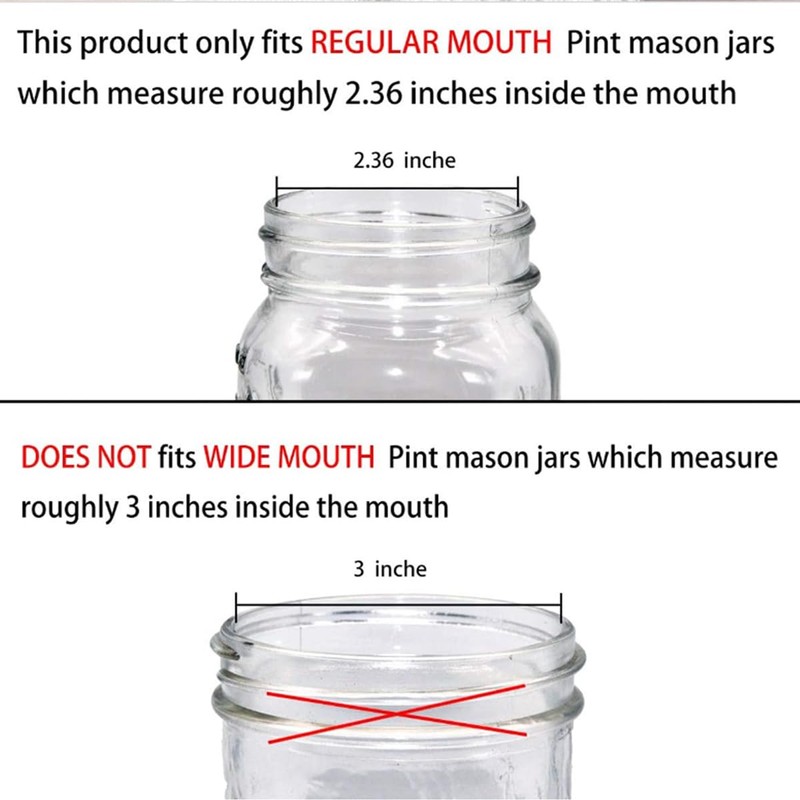 Amolliar Mason Jar Liquid Soap Dispenser Lid, Copper 2 Pack,