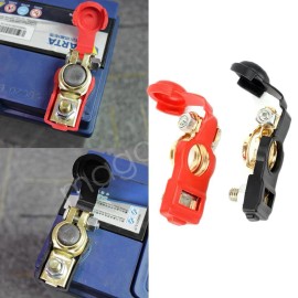SYJIIP 2pcs 12v for Car Battery Terminal Clamp Clip Connector Positive+Nagat