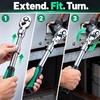 Drive Ratchet Wrench for Garage Repairs - 72-Tooth Flex Head