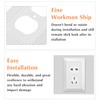 3 Pack White Outlet Cover, White Plug Covers Wall Plate,