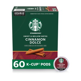 Starbucks 60 Starbucks Cinnamon Dolce Flavored Coffee K Cups Keurig 60cups 5/2024