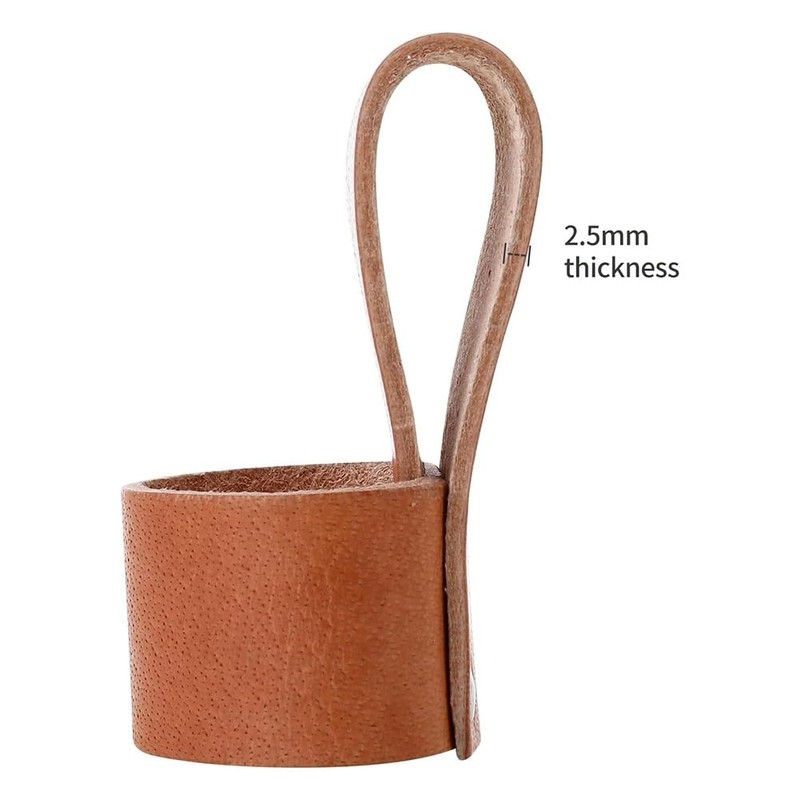 Gokoti Leather Hammer Stand, Premium Hammer Stand with Belt Loop,