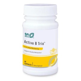 SFI Health Active B Trio 60 Cápsulas Complejo Activo Vitamina B6 B12 Folato                                                                           