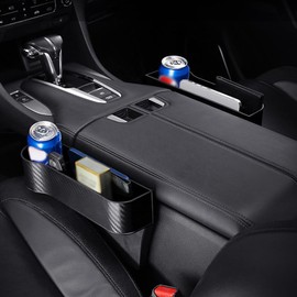 Shkalacar Car Seat Gap Filler Organizer, Multifunctional Car Seat Organizer, Car Seat Organizer, Car Accessories Front Seat Storage Box, Universal Fit for Cars, SUVs and Trucks