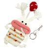 macaroni edge yarn key case, collaboration between forest skies, key